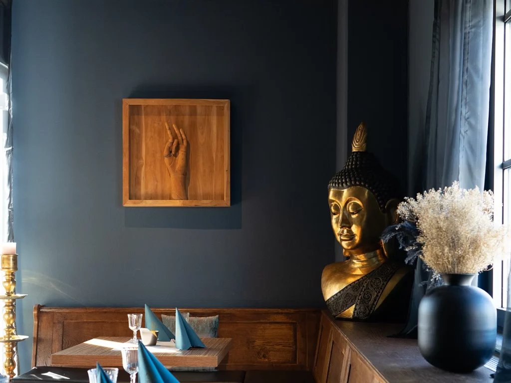 Innenanstrich & Farbkonzept - indisches Restaurant - Armagan Maler München