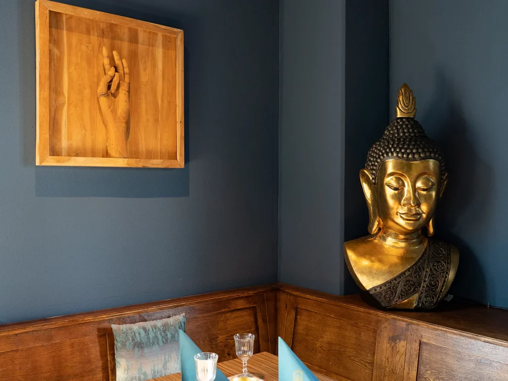 Innenanstrich & Farbkonzept - indisches Restaurant - Armagan Maler München