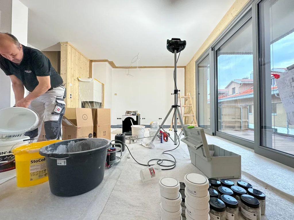 Wand in Betonoptik | Maler München Armagan