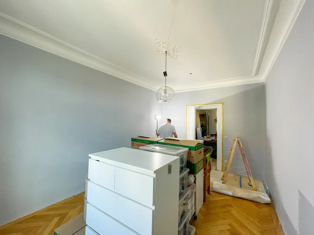 Lehmputz im Schlafzimmer als Wandfarbe | Gesundes Wohnen | Maler München